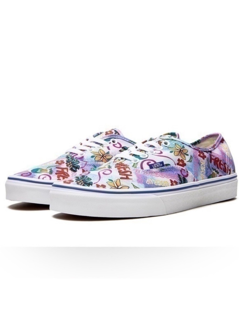 Vans Multi-Color Floral & Graffiti Low-Top Sneakers